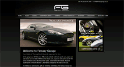 Desktop Screenshot of fantasygarage.co.uk